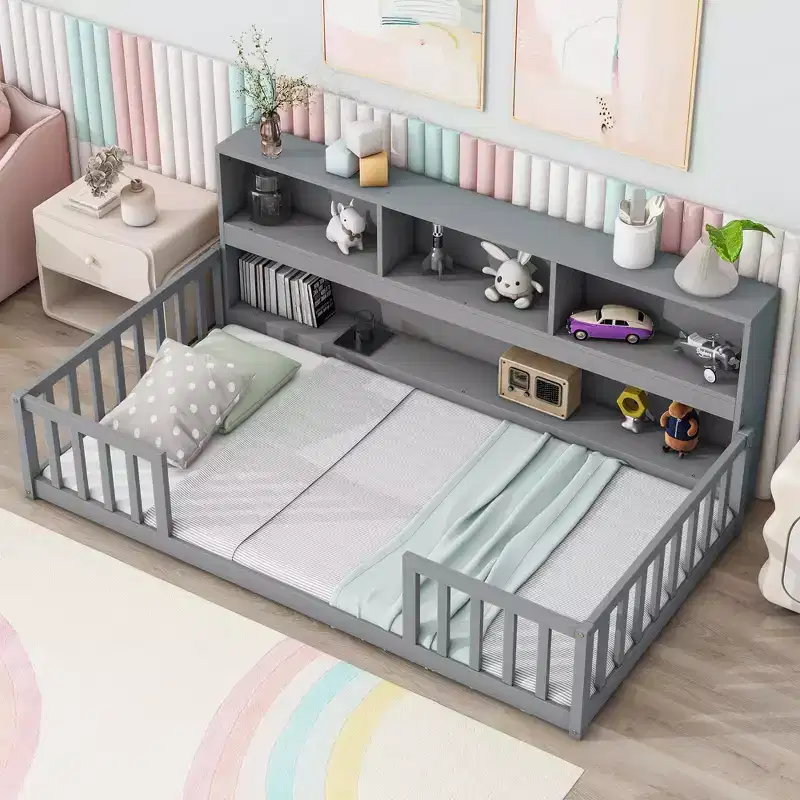 Twin Bed Frame, No Box Spring Needed, Noise-Free Design, Heavy-Duty Metal