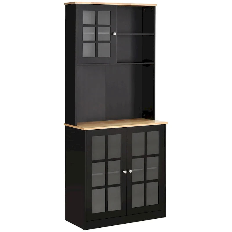 HOMCOM 72-inch Transitional Kitchen Cabinet Pantry