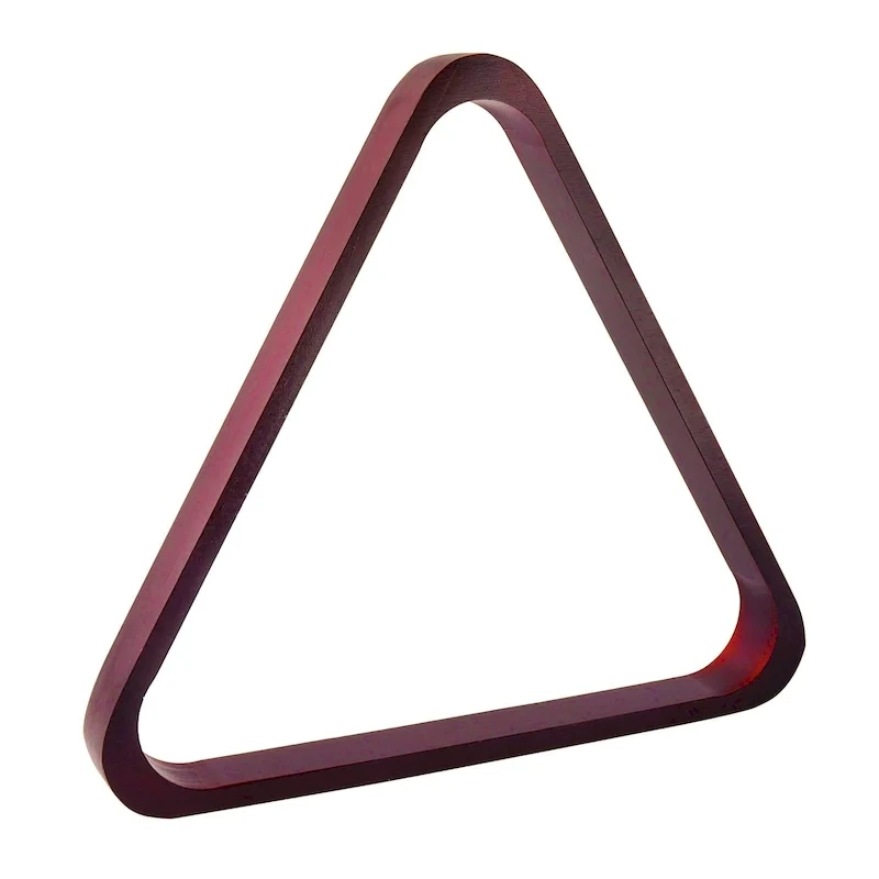 GSE Mahogany Solid Wood Billiard 8-Ball Triangle/9-Ball Diamond Pool Ball Racks for 2-1/4 Pool Balls